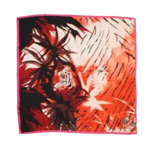 Vince Camuto Tiger Shadow 100% Silk 36" Square Scarf #VC2409